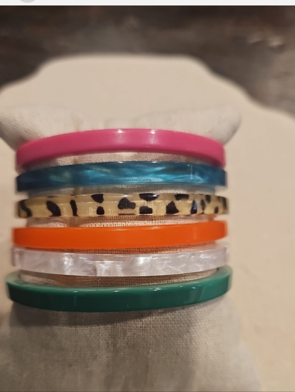 New Plunder SET OF 6 Resin Bracelets